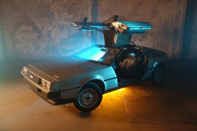 Vintage Time-Traveling Car